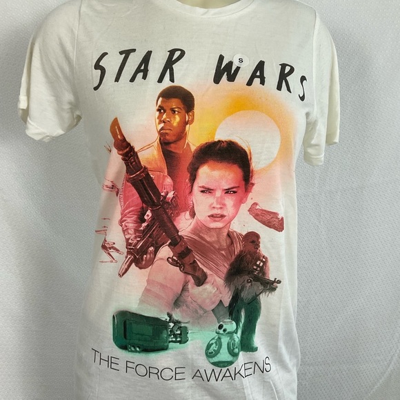 WeLoveFine x Star Wars Rey Force Awakens Shirt Disney Star Wars Small Extra Long - Picture 2 of 5